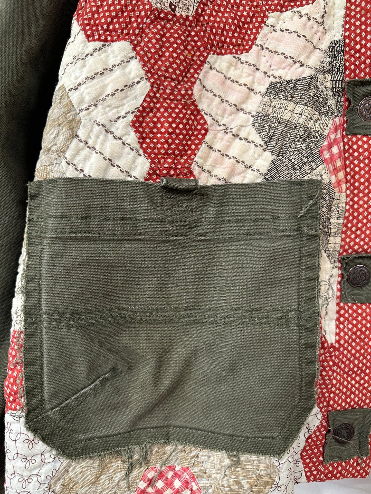 Grandma's Flower Garden Quilt Jacket