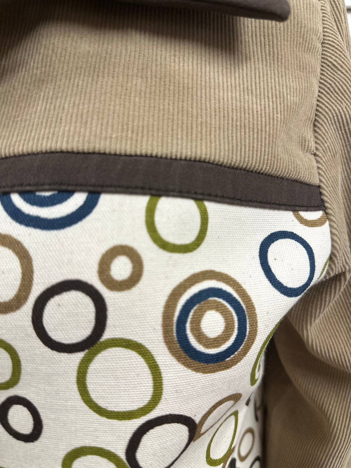 Circle Print Chore Coat