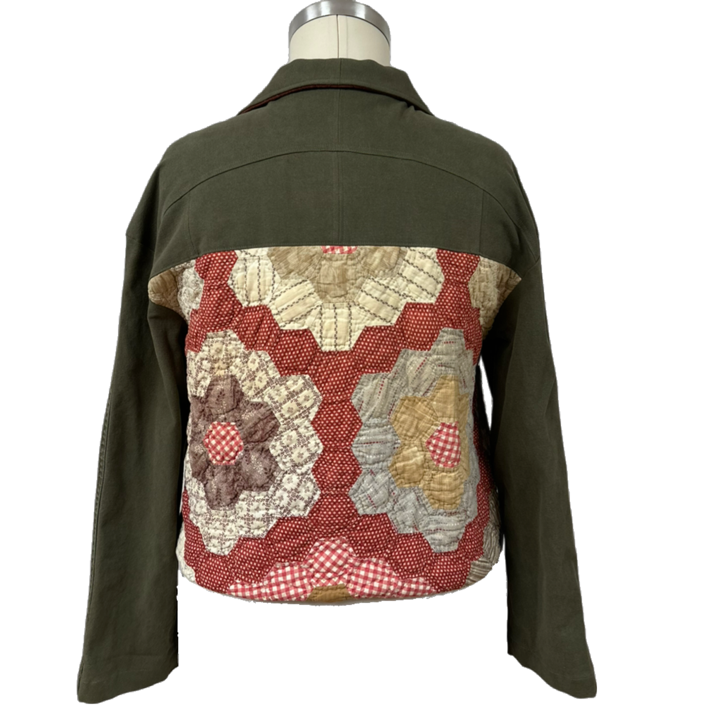 Grandma's Flower Garden Quilt Jacket