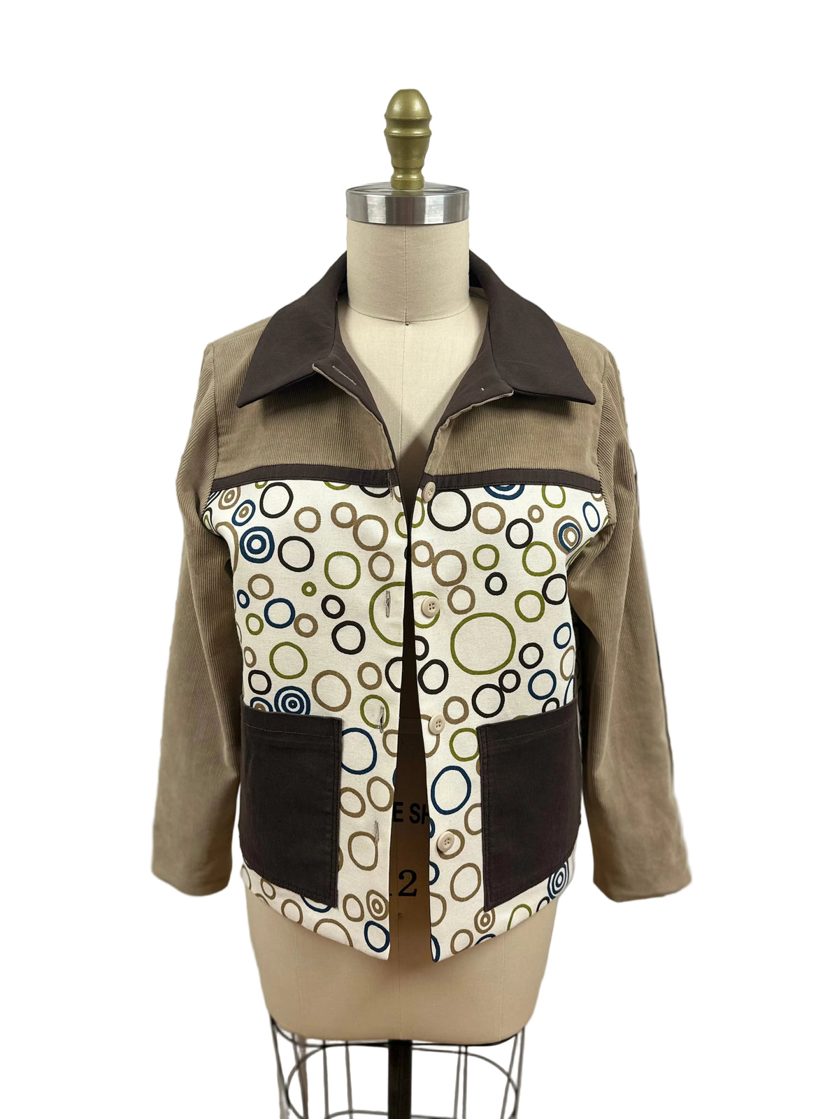 Circle Print Chore Coat