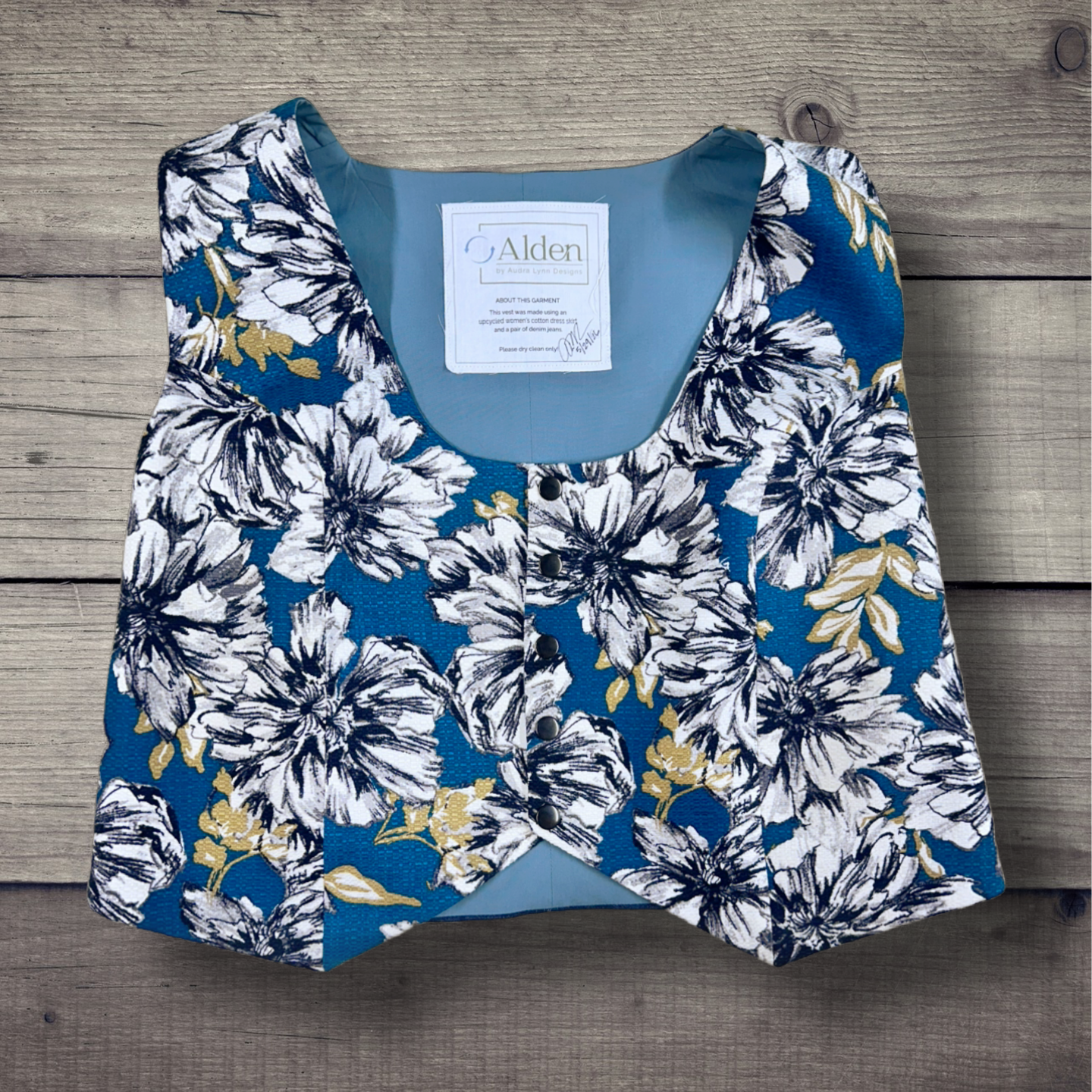 Emma Waistcoat - Sea of Teal