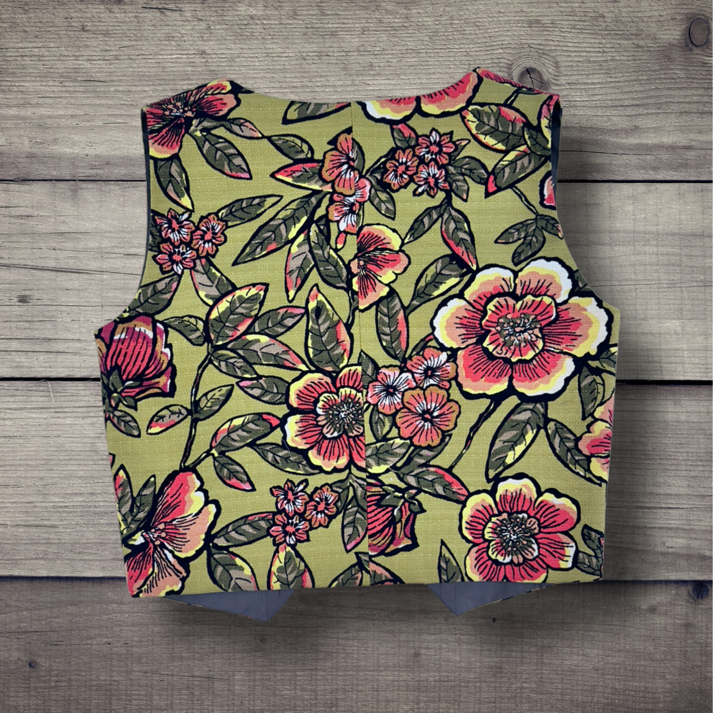 Emma Waistcoat - Bold Chartreuse