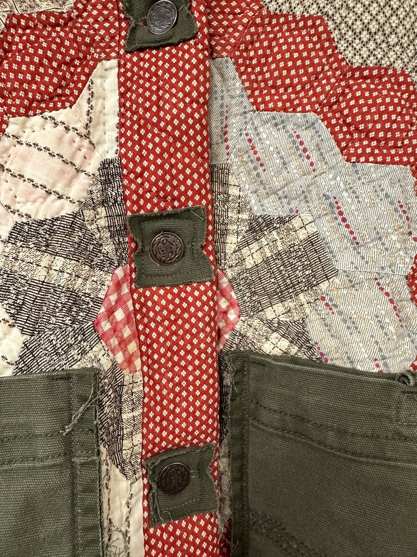 Grandma's Flower Garden Quilt Jacket