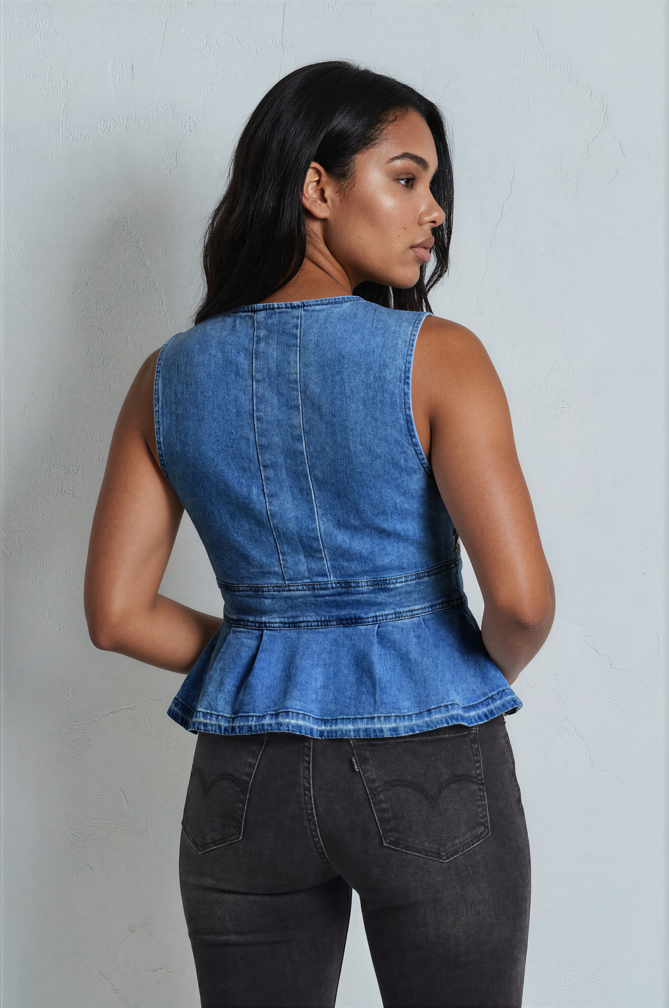 Peplum Vest