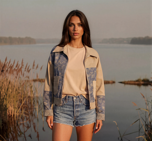 Indigo Cashmere Jacket