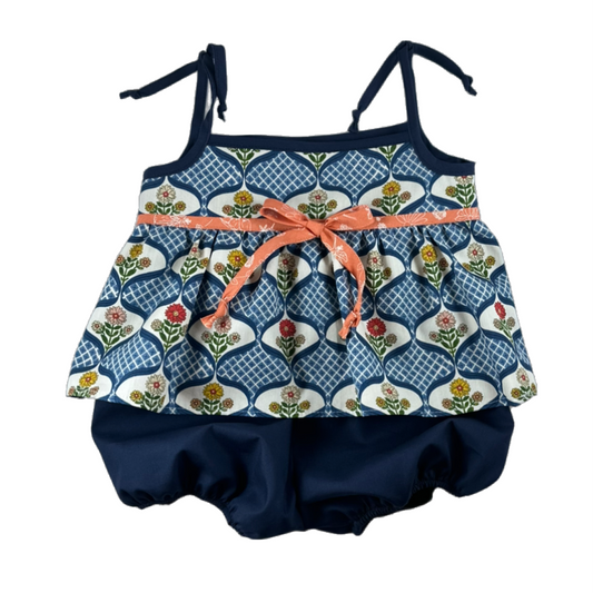 Grace Top & Bloomers - Lattice Garden